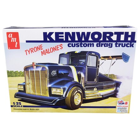 Amt Skill 3 Model Kit Tyrone Malones Kenworth Custom Drag Truck 1 by 25 Scale Model AMT1157
